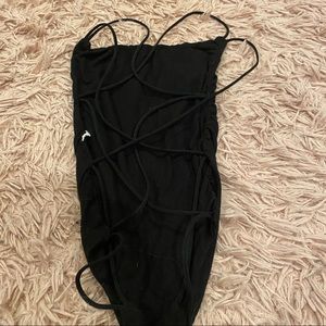 CUTE BLACK STRAPPY BODYSUIT 🖤